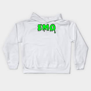 Neon Green EMO Kids Hoodie